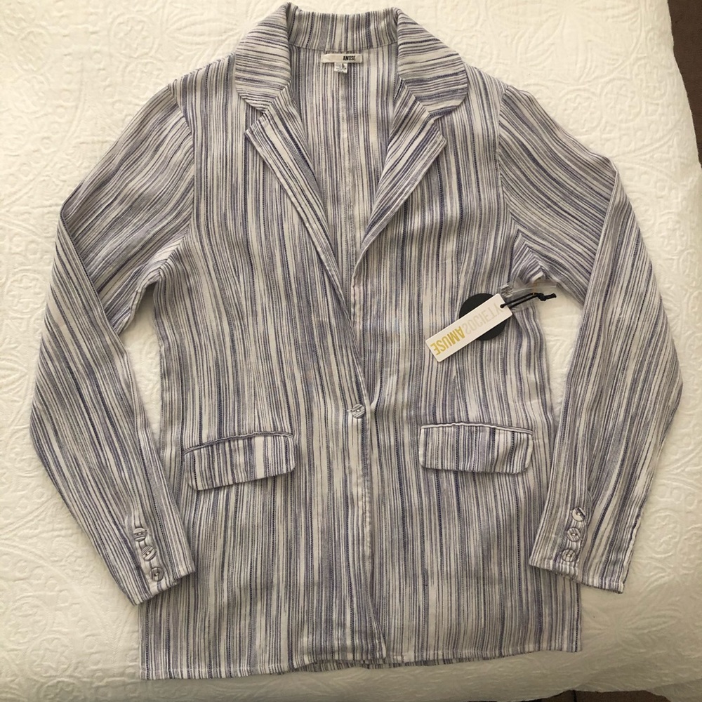 Amuse Society Linen Blazer